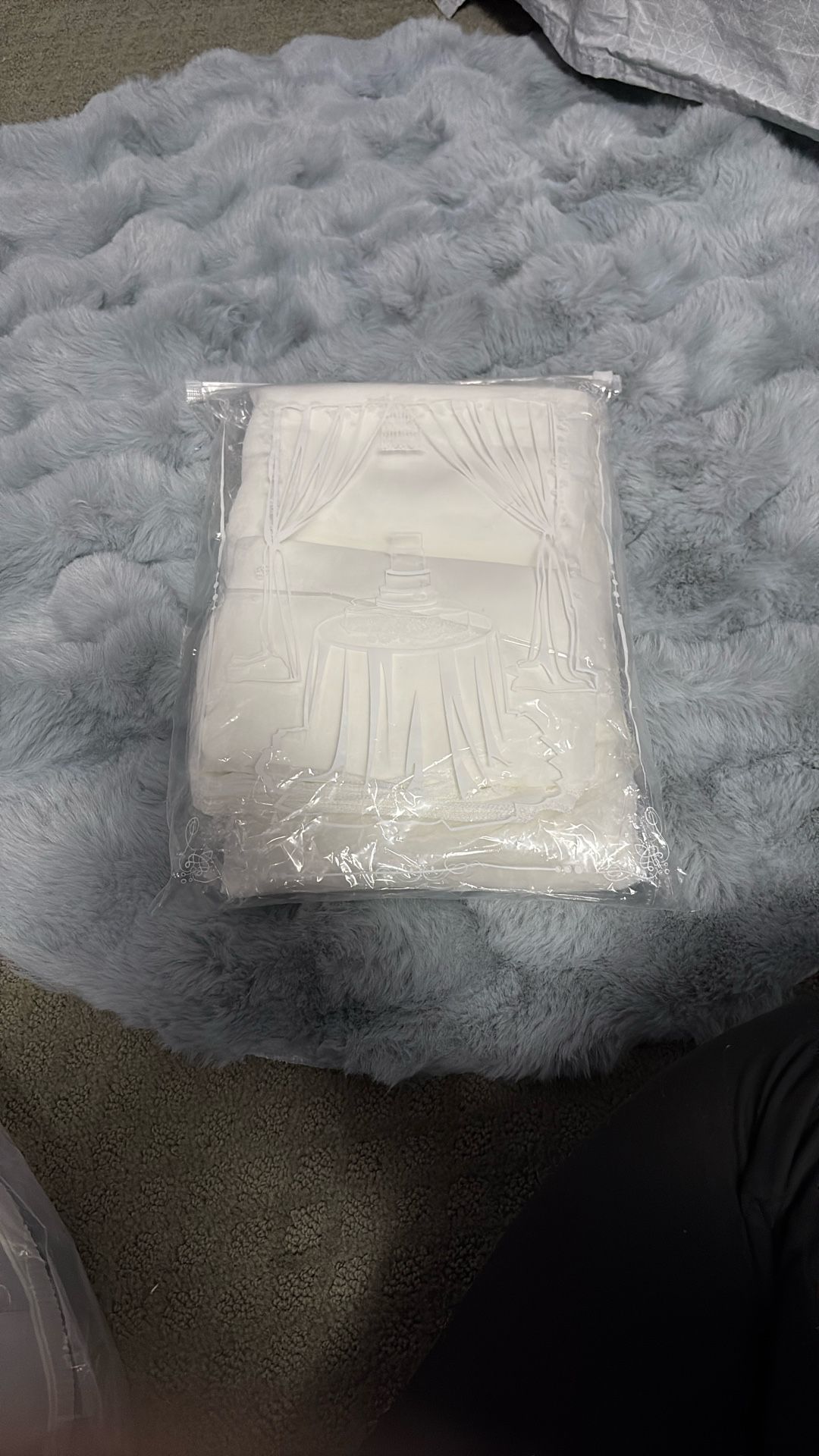 Set Of 2 White Wedding Arch Drapes