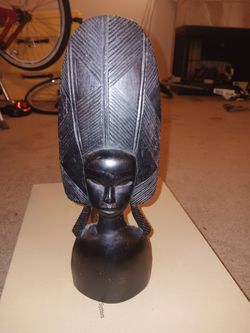 Antique Vintage African Hand Carved Wooden Figures