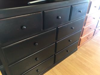 Black Double Dresser