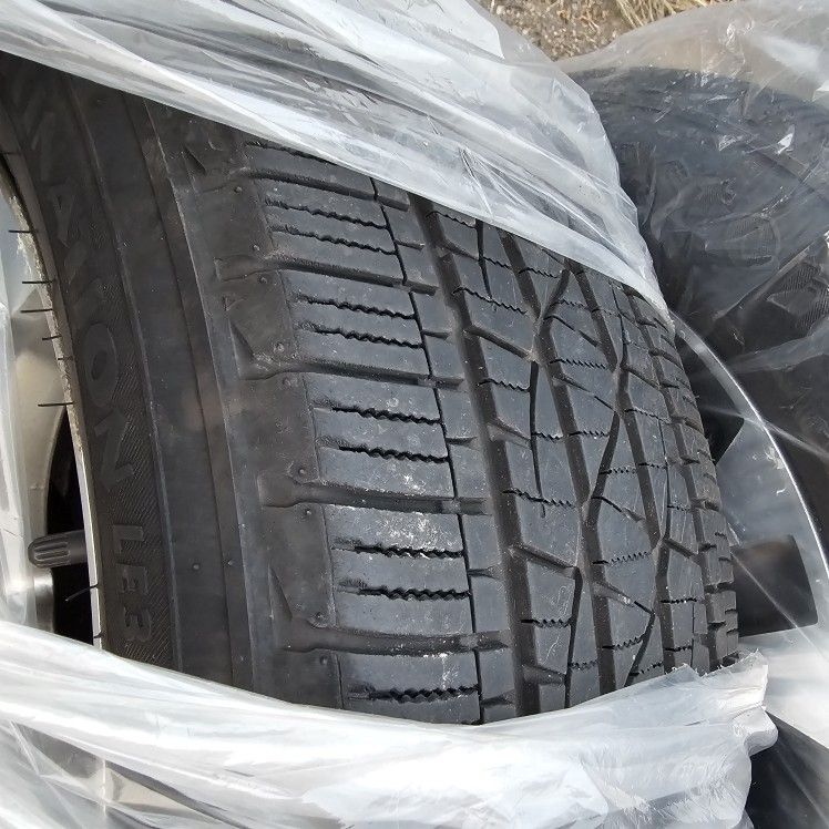 (4) Firestone Destination LE3 235/55R18 Rims Have Some Imperfections Tires Have 90% - 100% Tread