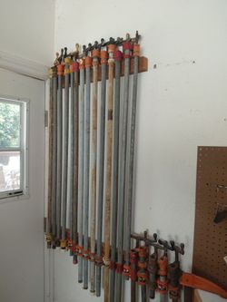 Long wood clamp