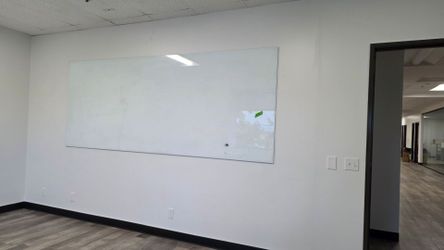 Glass whiteboard 8x4
