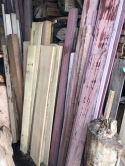 Wood planks and cutoffs, New Pieces Every Week