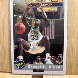 1992 Shaquille O’Neal Classic #1 RC