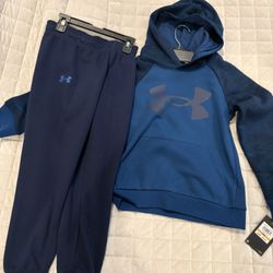 UA Boys Sweatshirt/Sweatpants - New YSM 