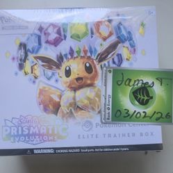 Prismatic Evolutions Pokemon Center Elite Trainer Box (Exclusive)


