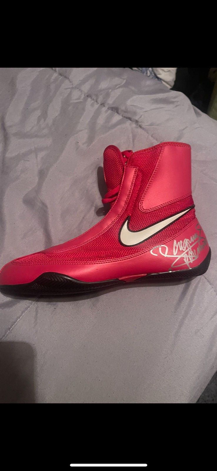 Manny Pacquiao Autographed Shoe