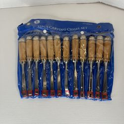 Wood Carving Chisel Set 12-Pieces