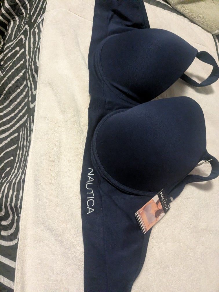 Navy Blue Nautica Bra 42 D