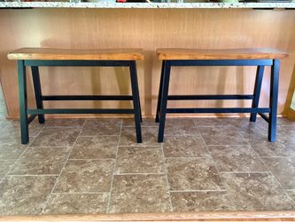 2 Counter Height Benches