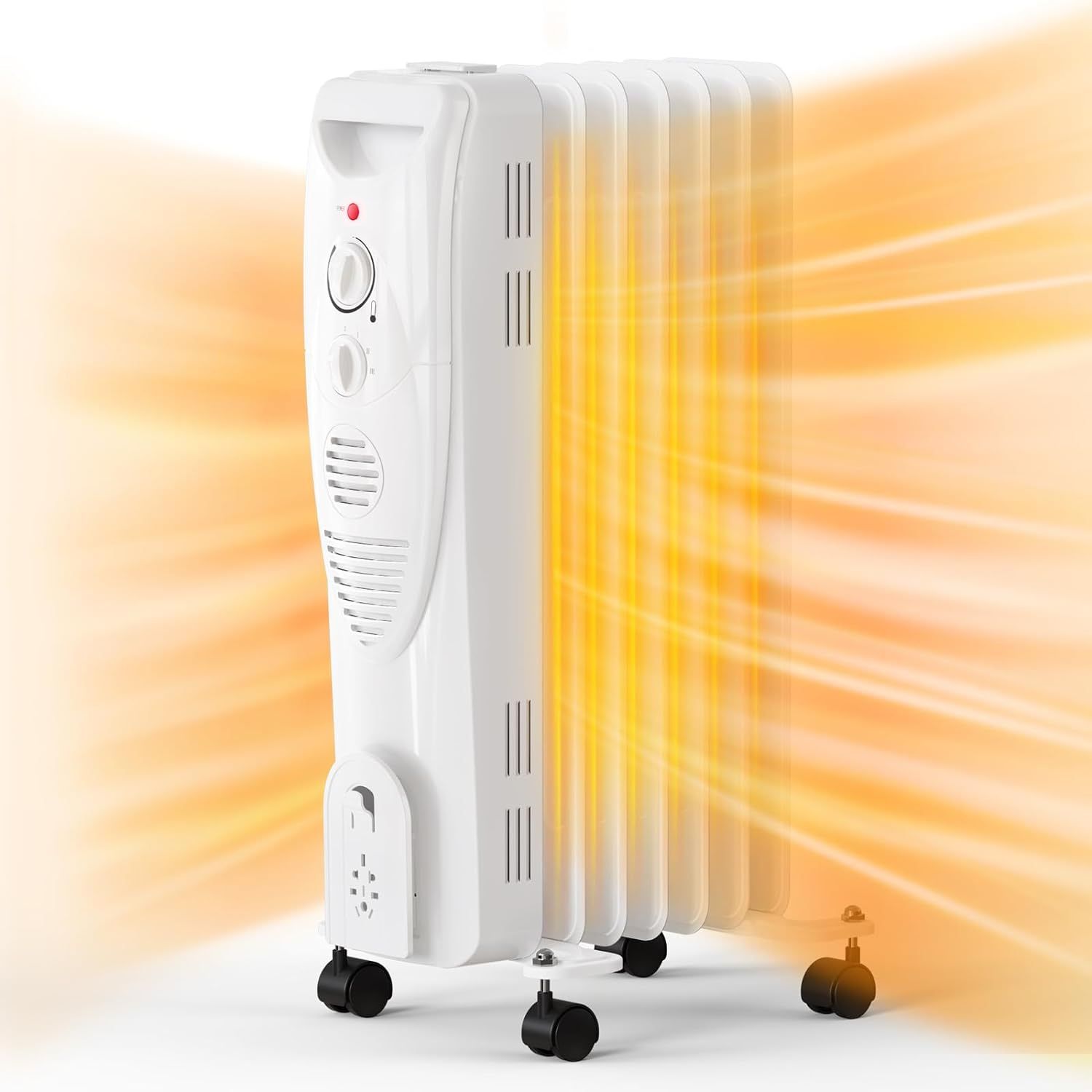 Air Choice Oil Heater, 1500W Electric Space Heater with Heat