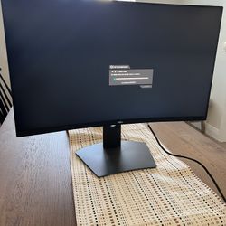 Dell 32 Inch Curved Gaming And Work Monitor