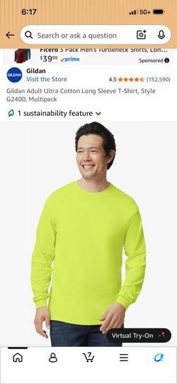 Safety Shirts Long Sleeve Size Large
