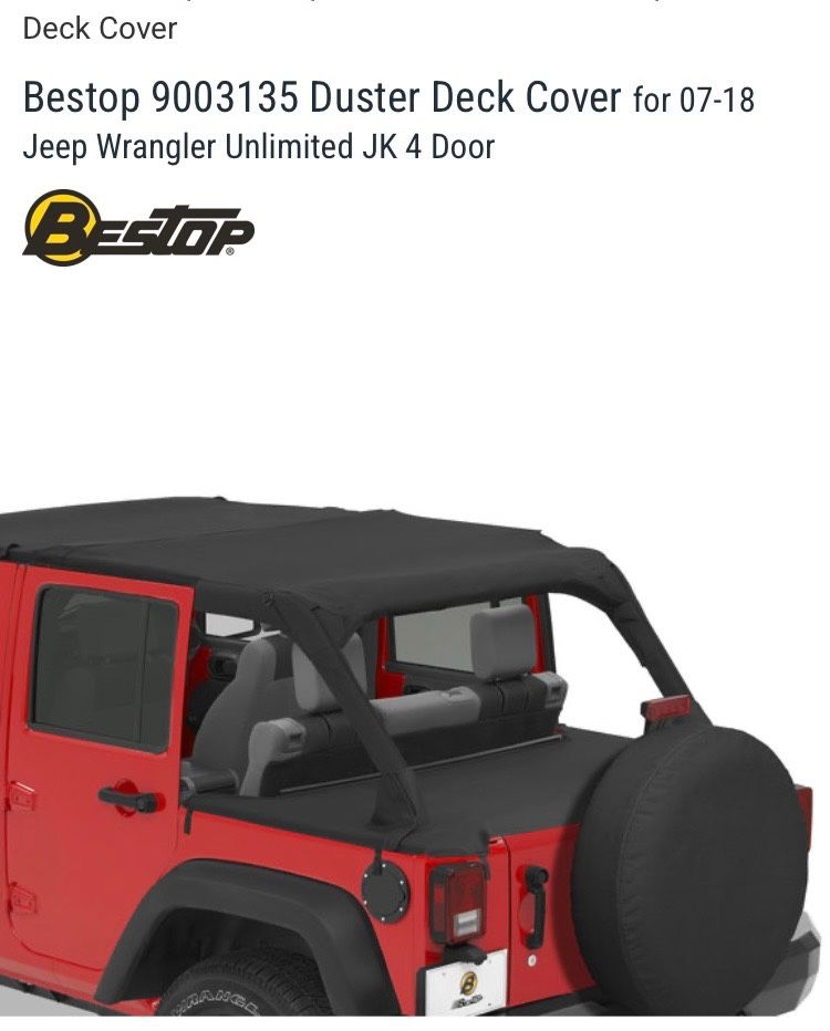 TWO (2) Bestop Jeep Tops 