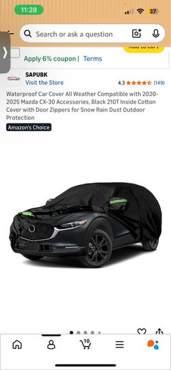 Mazda Car Cover