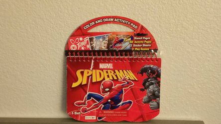 MARVEL SPIDERMAN COLOR & DRAW ACTIVITY BOOK