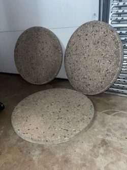 24” Round Stepping Stones- Set of 3