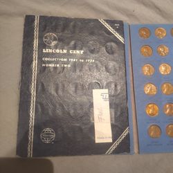 Lincoln Cent Collection 1941. To 1974 Number Two Libro Completo $150 Dlrs