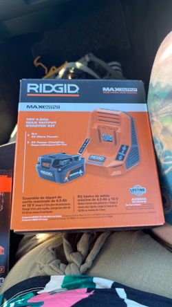Ridgid max output starter kit