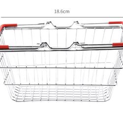 Small Metal Basket For Storage Serving Snacks Jewelry Cosmetic
