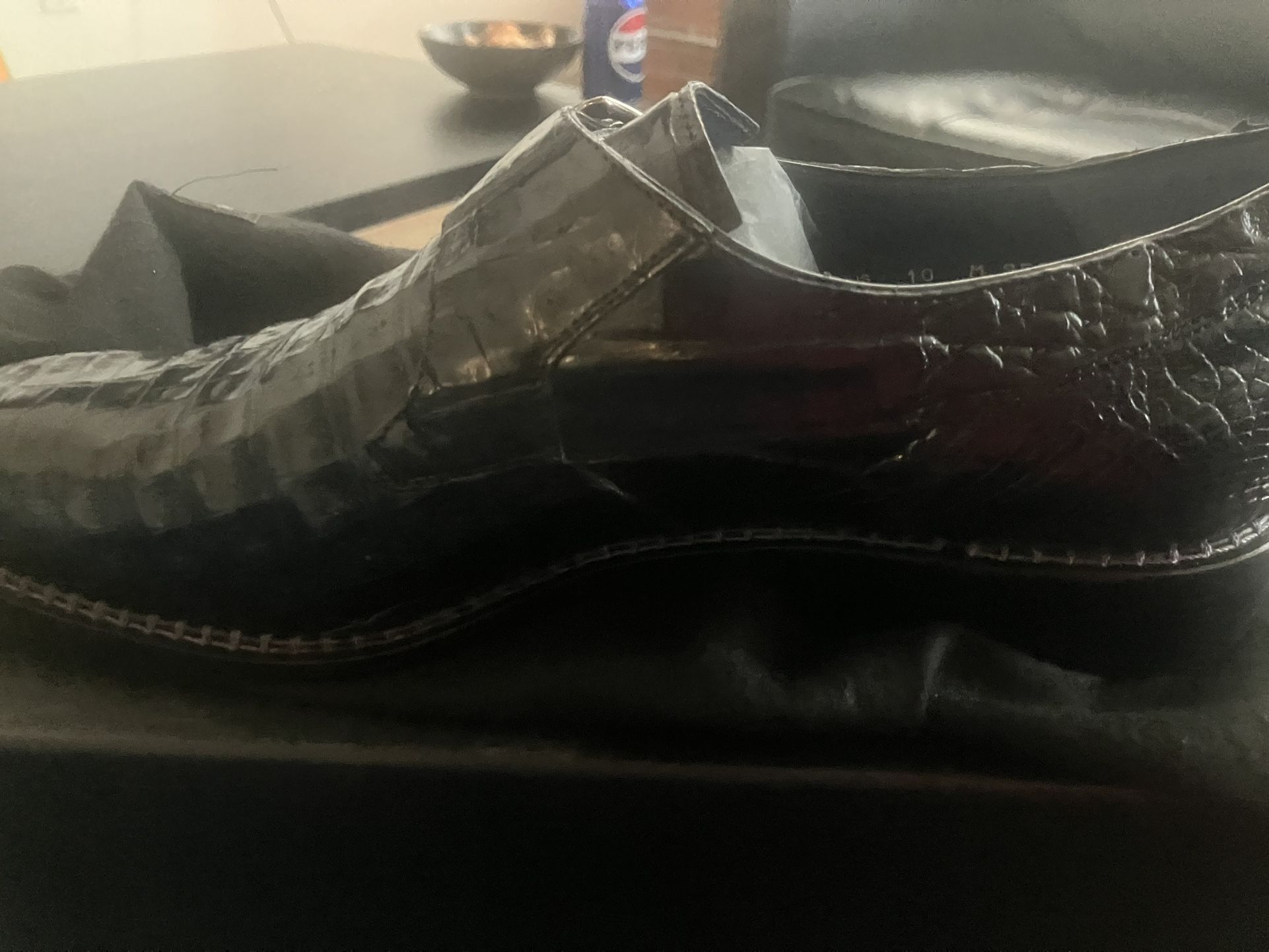 5 Pairs Of Brand New Sneakers (1 Pair Are Crocodile Leather Shoes) All In Excellent Condition With The Box All Size 10