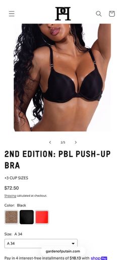 Double Push Up Bra / GardenOfPutain