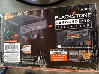Blackstone leggero pro pizza oven