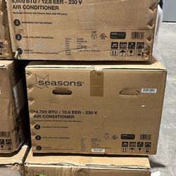 Seasons SM13R1 13,500 BTU 10,000 BTU Air Conditioner with Heater  DGJ0