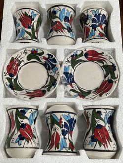Hand Made Turkish Tea/Coffee Set 