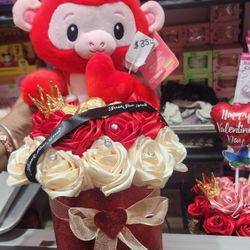 Valentine decorations.