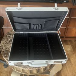 Silver Aluminum Briefcase 