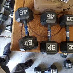 Dumbbells 45lbs