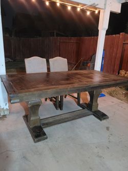 Table and 2 chairs