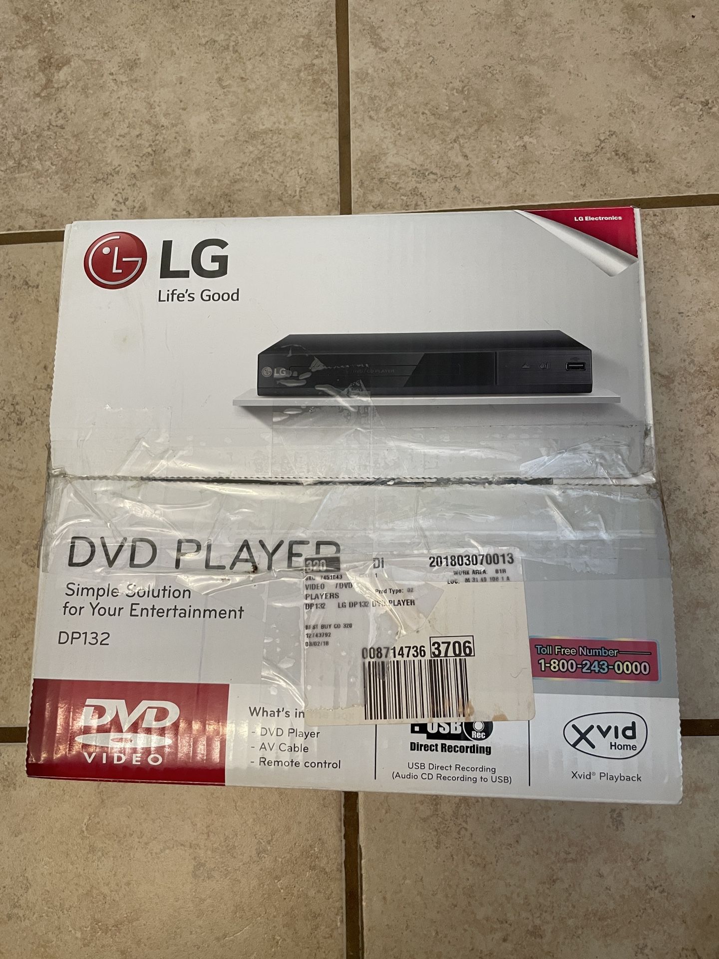 LG DVD Player