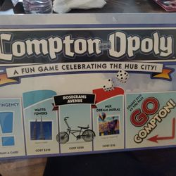 Sealed Compton OPOLY Rare Board Game Limmited Edition
