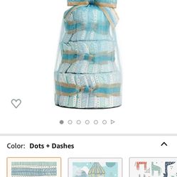 The Honest Company Diaper Cake Gift Set Wipes, Lotion, Shampoo, Body Wash, Balm, Laundary Detergent