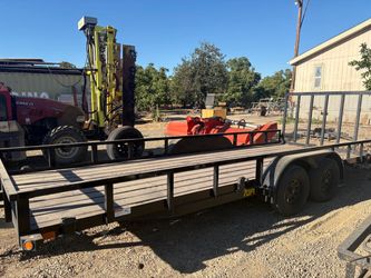 Flatbed Utility Trailer Tandem Axle