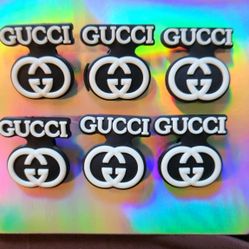 Gucci Croc Charms  6 Pieces Luxury Designer Fashion Bag Keychain  Accessories 