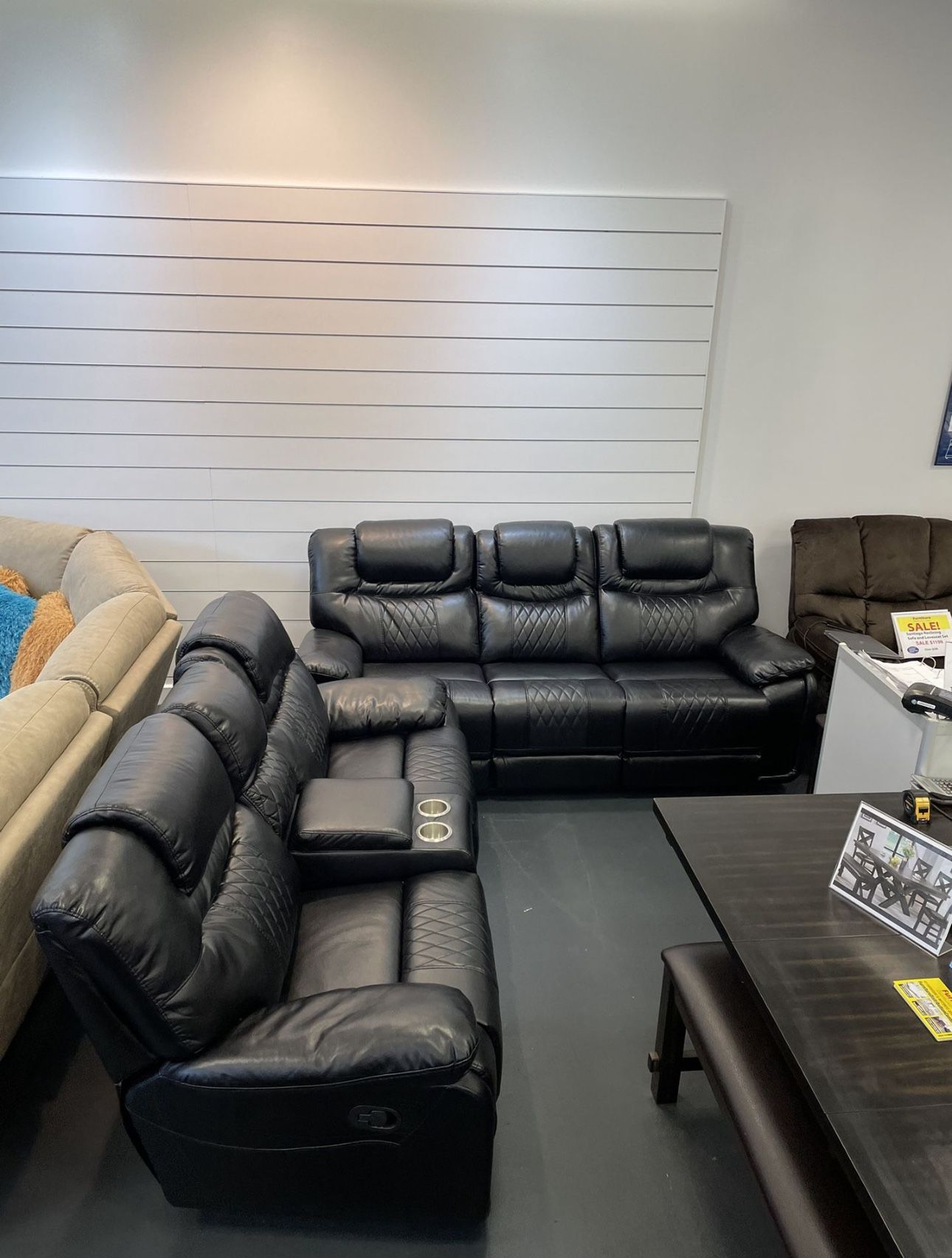 COMFY NEW SANTIAGO RECLINING SOFA AND LOVESEAT SET ON SALE ONLY $999. IN STOCK SAME DAY DELIVERY 🚚 EASY FINANCING