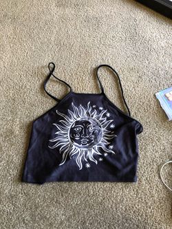 Sun & Moon Halter Top size M or S