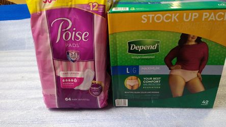 Depends or poise .... Only one if each
