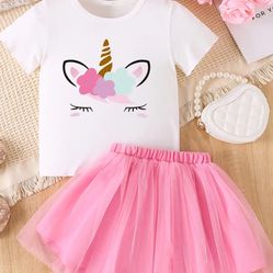 Size 6 Unicorn Birthday Outfit