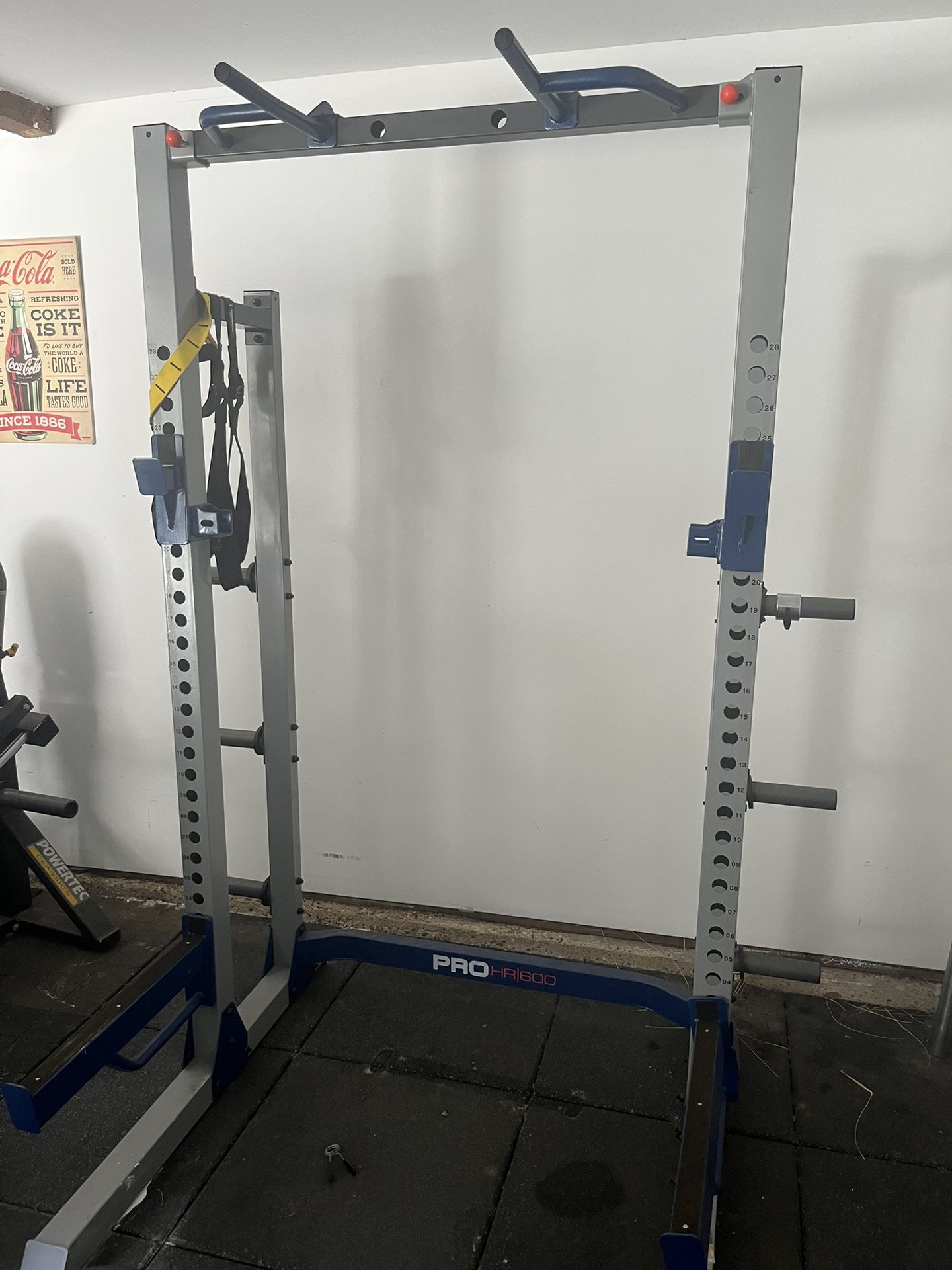 Pro HR|600 Half Rack, 1 Adjustable Bench, 1 Barbell (Can negotiate price).