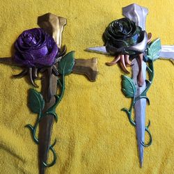 Wall Rose & Cross
