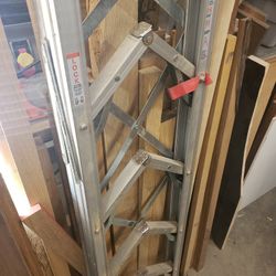 Fully Colapsible Portable A-Frame Ladder