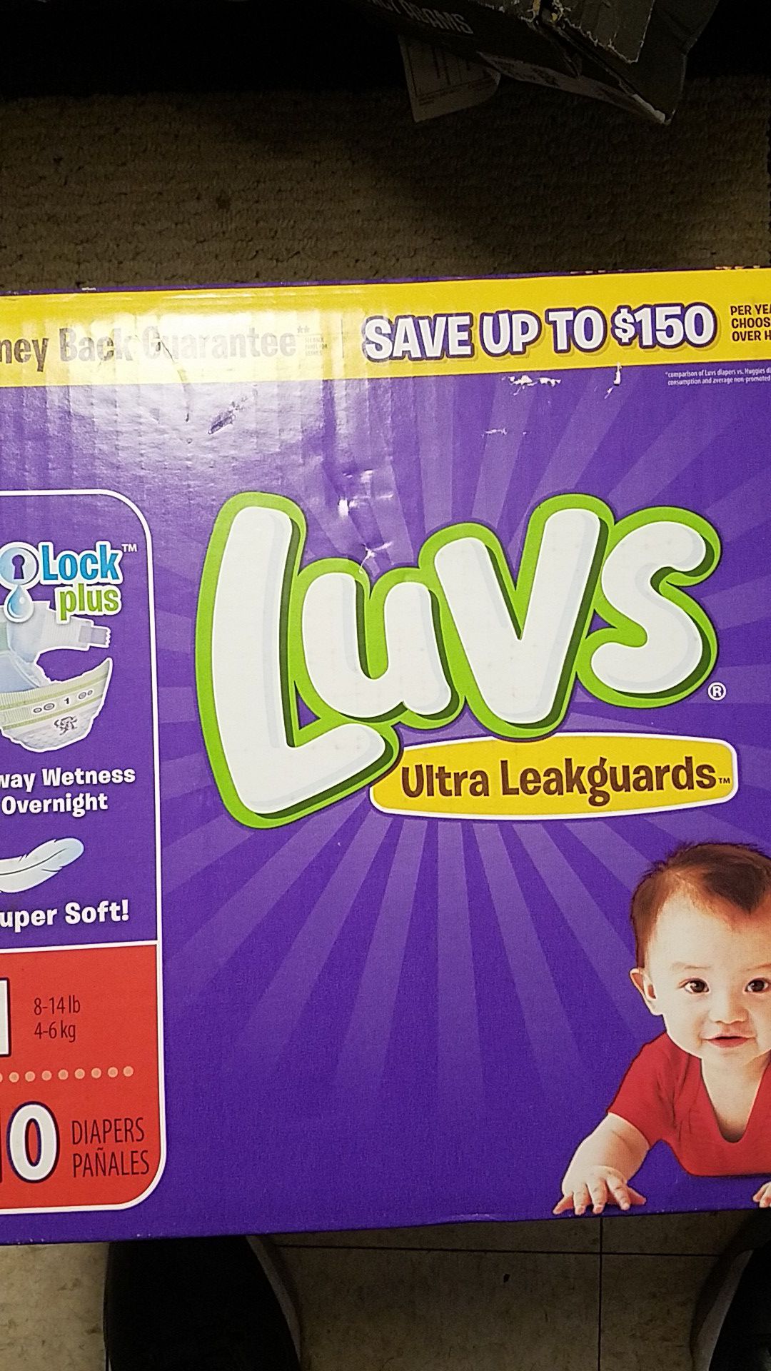 Size 1 Luvs Diapers
