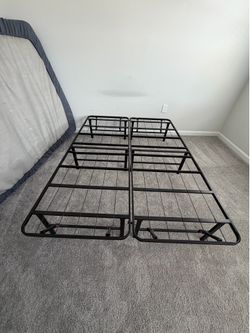Bed frame and mattress