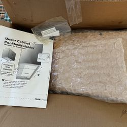 NEW Under Cabinet Cookbook Holder