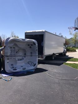 Hot tub move