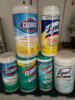 Disinfecting Wipes (75 and 35 count NEW containers)